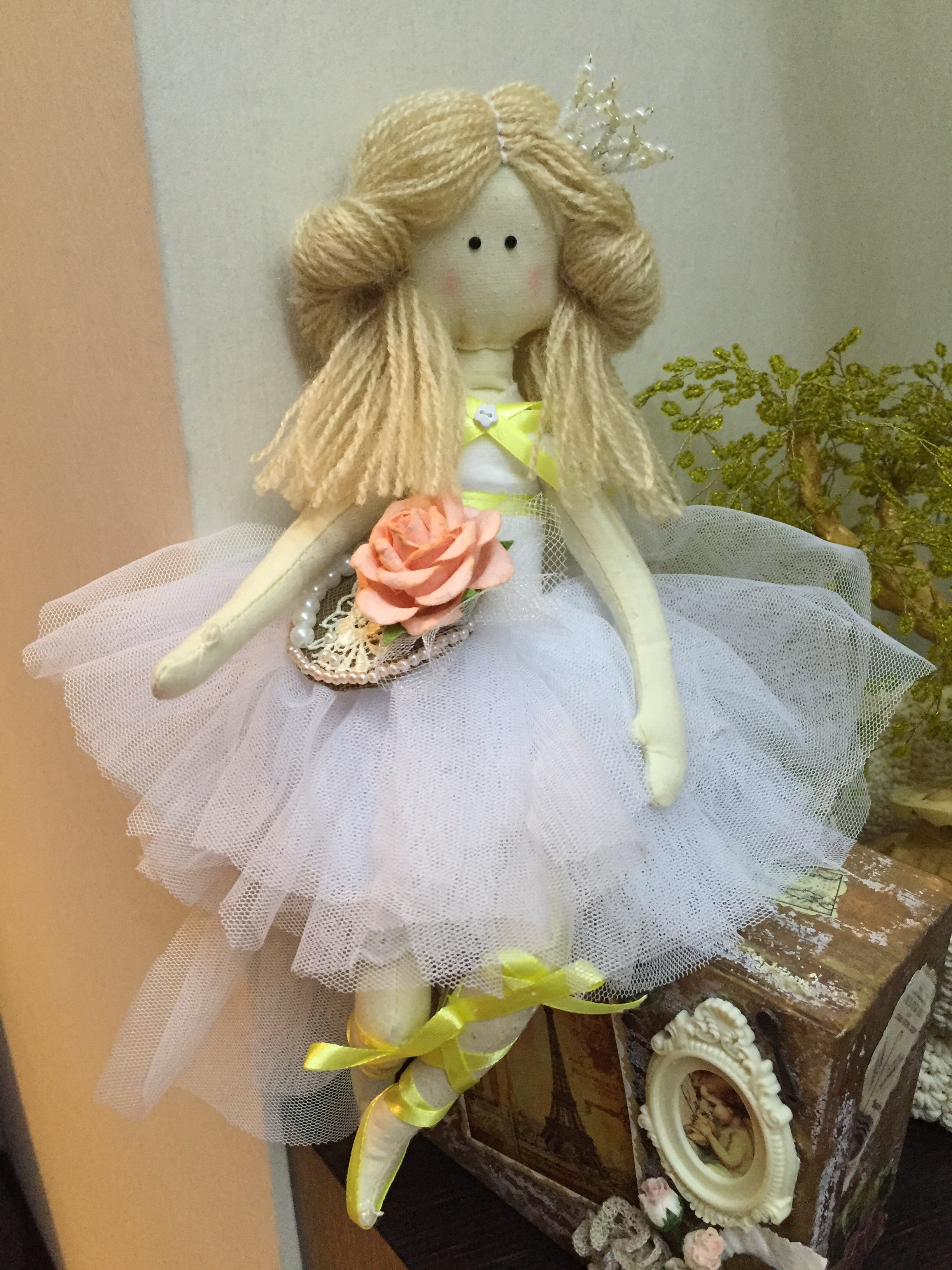 Интерьерная кукла Тильда Принцесса. Выкройка и Мастер-класс - Игрушки
